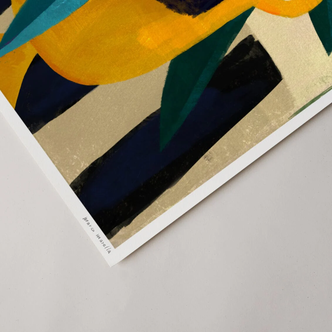 Black Flowers Print - 18 x 24" - Image 8