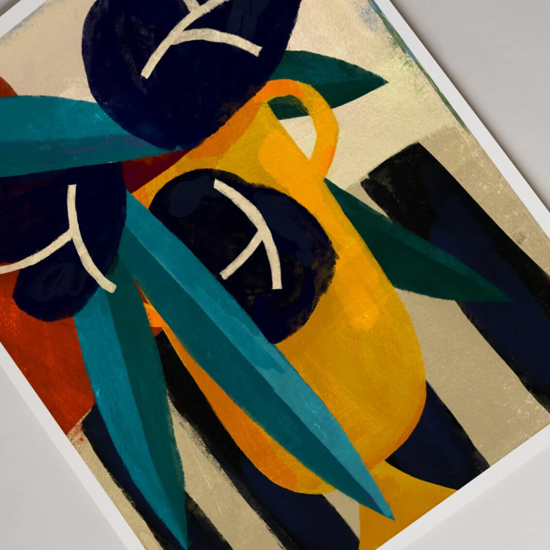 Black Flowers Print - 18 x 24" - Image 9