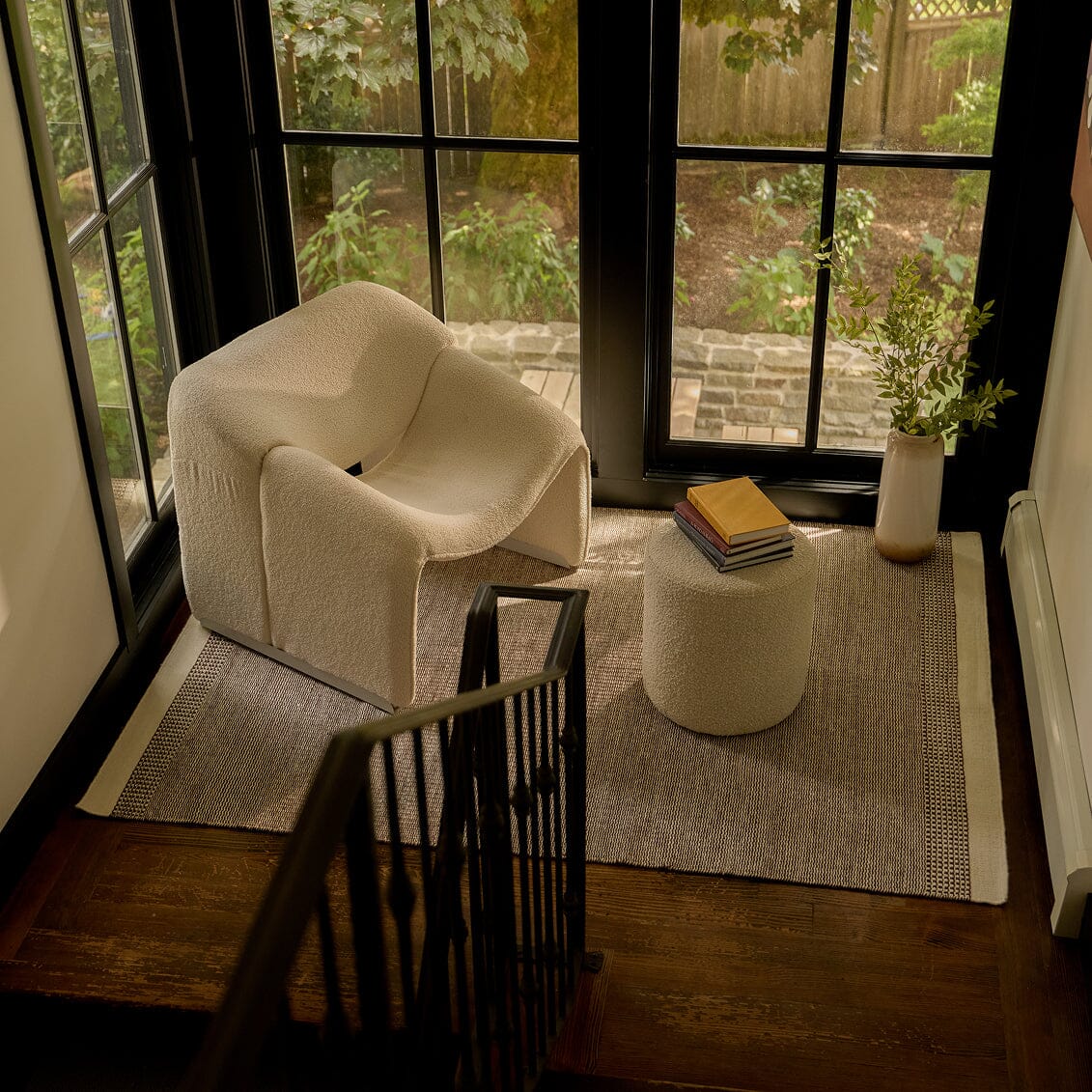 Linear Wool Rug - Image 9